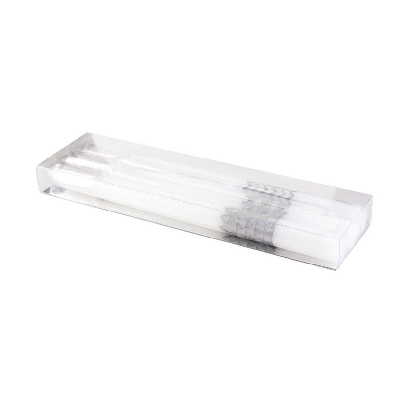 Silver Decor Torch Candles - veel van 3