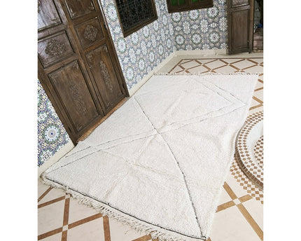 Authentiek Berber vloerkleed van Taza wol 200 x 300 cm