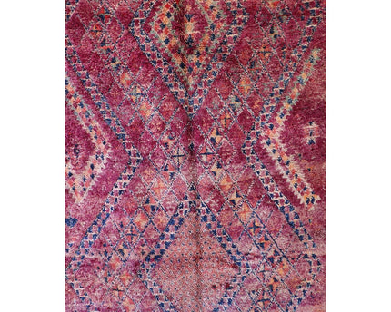 Zuiver wollen Marokkaans Berber-tapijt 186 x 367 cm