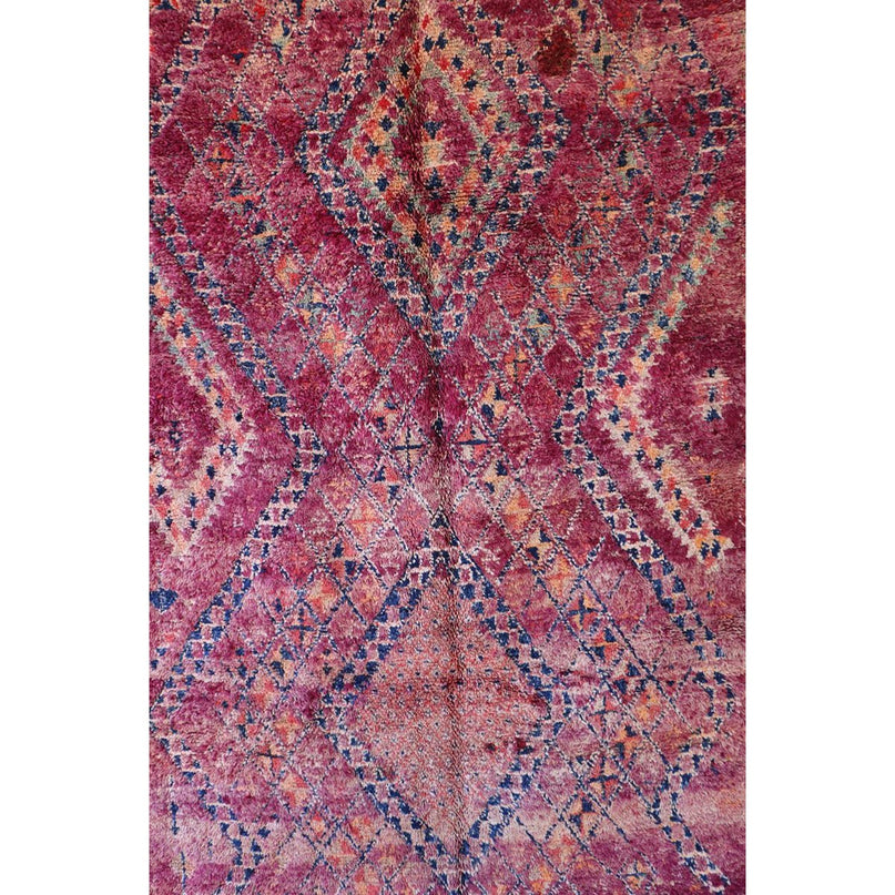 Zuiver wollen Marokkaans Berber-tapijt 186 x 367 cm