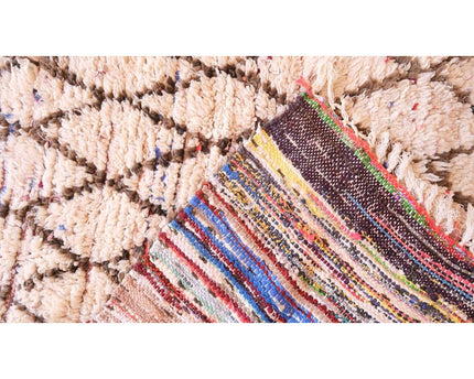 Zuiver wollen Marokkaans Berber-tapijt 103 x 230 cm