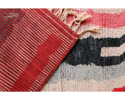 Zuiver wollen Marokkaans Berber halkleed 71 x 353 cm