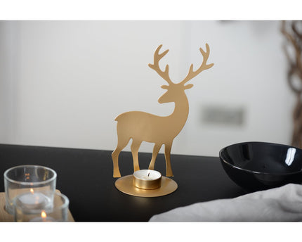 Gold Metal Cerf Arboir