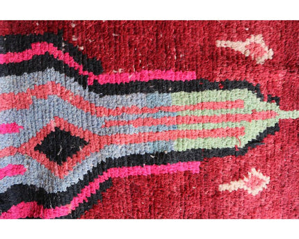 Zuiver wollen Marokkaans Berber halkleed 75 x 402 cm