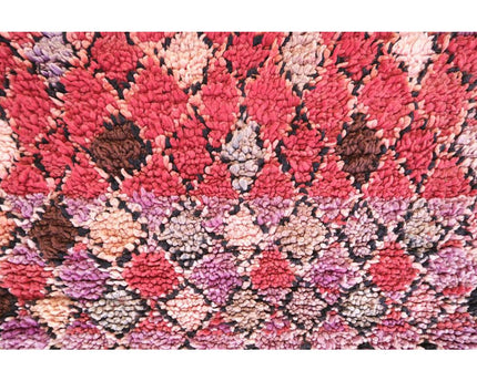 Vintage wollen Berberkleed 192 x 366 cm