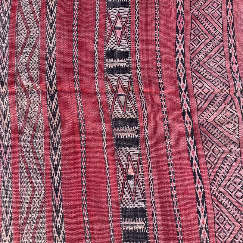 Zuiver wollen Marokkaans Kelim Berber tapijt 150 x 282 cm