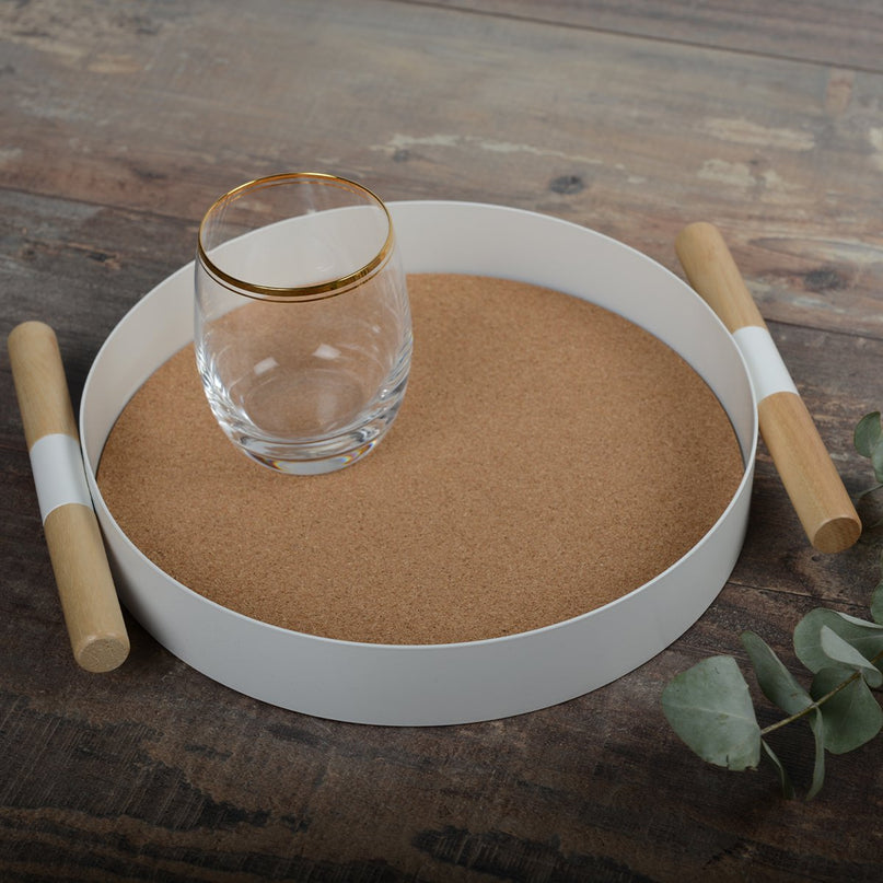 Witte ronde kurklade