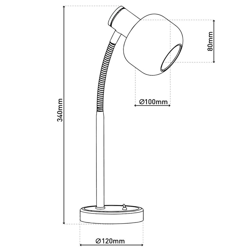 Tafellamp "Libby", klassieke tafellamp gemaakt van messing gekleurd metaal en getinte glas in Amber, met E14-aansluiting, voor eetkamer, woonkamer, gang of kantoor, 34 cm hoog