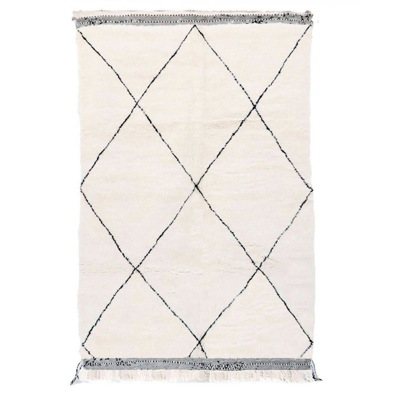 Zuiver wollen Marokkaans Berber-tapijt 124 x 192 cm