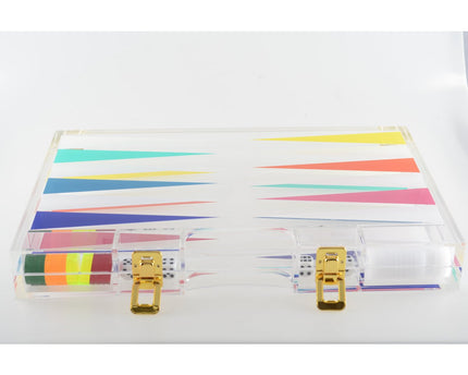 Acryl -backgammon -spel