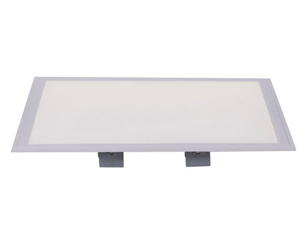 LED -assemblagepaneel "Sorriso", montagelamp gemaakt van metaal en plastic in wit met stevig ingebouwde LED's, 45x45 cm voor interieurs