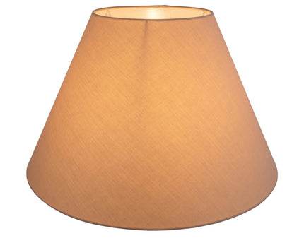 Lampenkap voor tafellichten "causia", Ø aan de onderkant 50 cm, Ø Top 22 cm, 33 cm hoog, polyester katoenen mengsel in wit