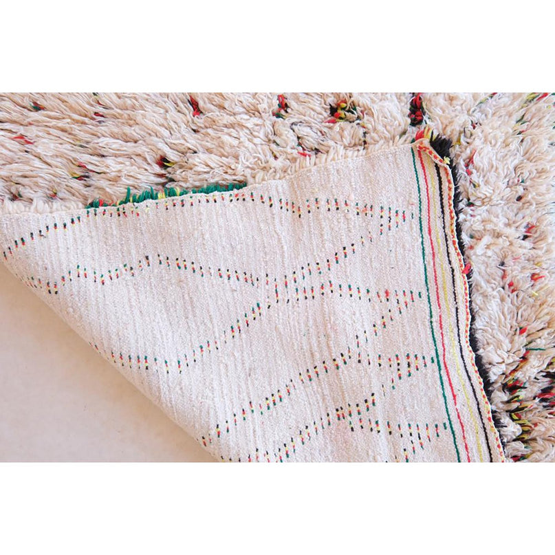 Zuiver wollen Marokkaans Berber-tapijt 95 x 205 cm