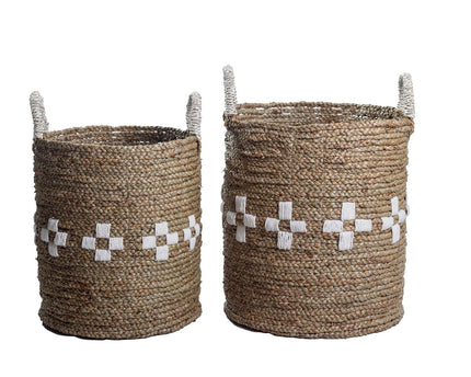 Wasmand LAWANG | Plantenmand | Opbergmand van zeegras (3 maten)