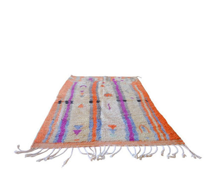 Eigentijds Berberwollen vloerkleed Boujaad 140 x 212 cm