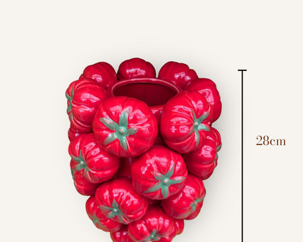 Handgemaakte tomatenvaas