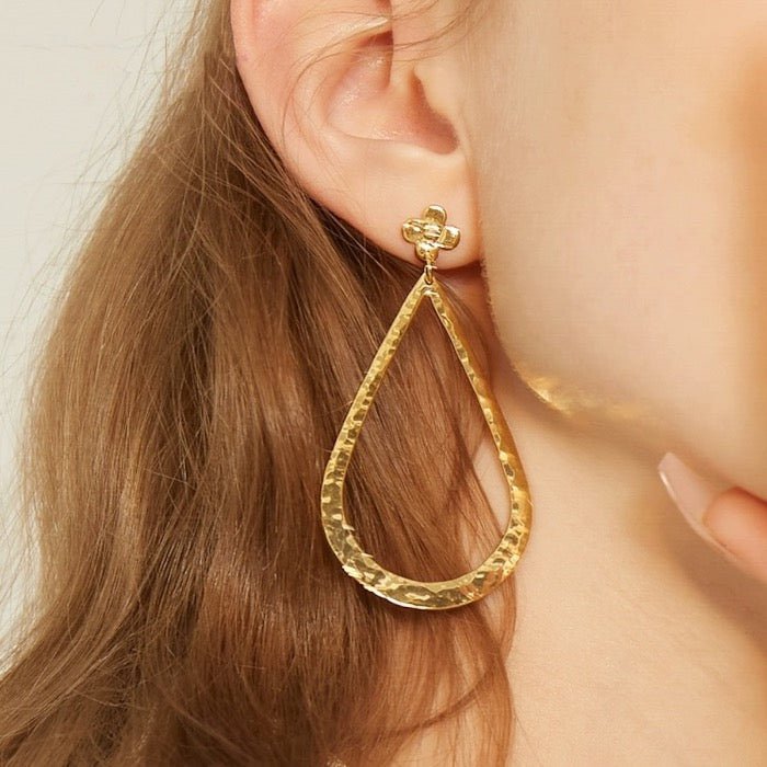 Zeer grote Waterdrop Dangle Oorbellen