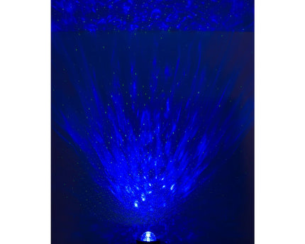 Atmosferische Galaxy LED -projector, decoratieve verlichting gemaakt van plastic, kleurrijke, geïntegreerde LED, voor binnen
