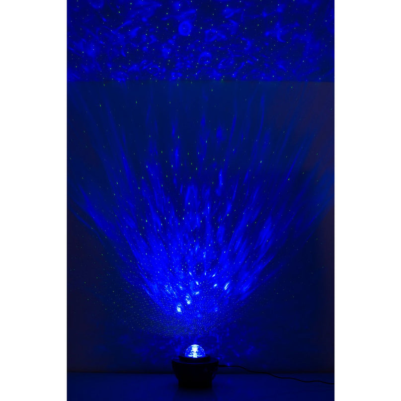 Atmosferische Galaxy LED -projector, decoratieve verlichting gemaakt van plastic, kleurrijke, geïntegreerde LED, voor binnen