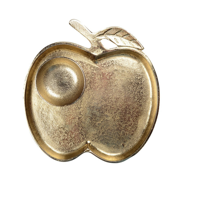Apple Golden Tray met Cup 26,5x25.5x2cm