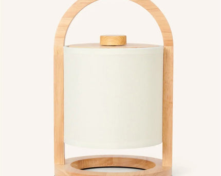 River Light Bruine Houten Oplaadbare Lamp – Dimbaar & Snoerloos Licht
