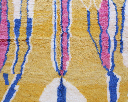 Zuiver wollen Marokkaans Berberkleed 145 x 259 cm