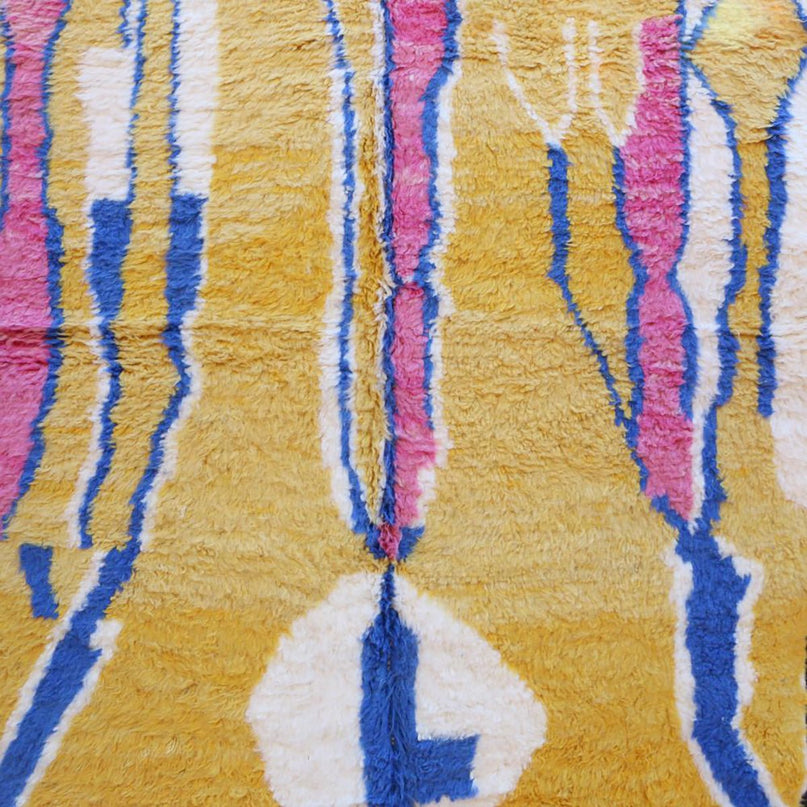 Zuiver wollen Marokkaans Berberkleed 145 x 259 cm