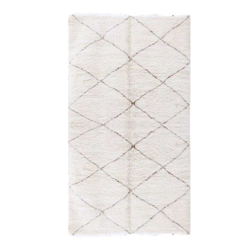 Zuiver wollen Marokkaans Berber-tapijt 166 x 310 cm