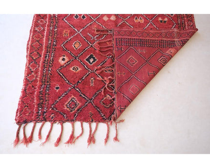Zuiver wollen Marokkaans Berber-tapijt 197 x 313 cm