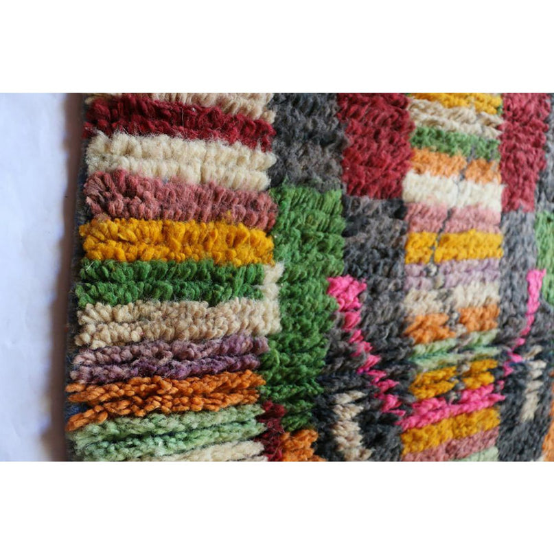 Berber eigentijds wollen gangkleed 72 x 355 cm