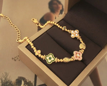 Vintage stijl klaver charmes armbanden