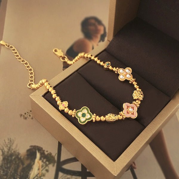 Vintage stijl klaver charmes armbanden