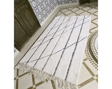 Berber vloerkleed Beni Ouarain zuivere wol 160 x 255 cm