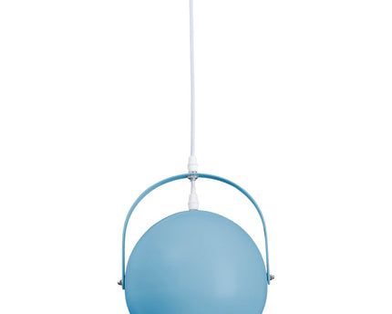 Hanger lamp "Colorado" blauw Ø ca. 25 cm, metaal, e27 socket, verlichting voor woonkamer, eetkamer, kinderkamer