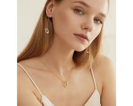 Egeïsche Zee - Minimalistische Griekse harpketting