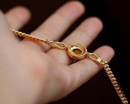 Kettingarmband met tijgeroogsteen