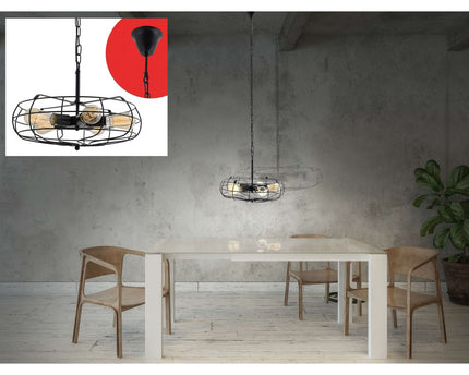 Metalen hanglamp "Alex"