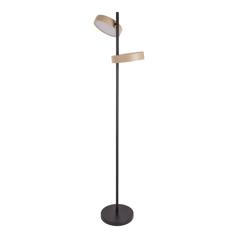 LED -vloerlamp "Tessa" amandel