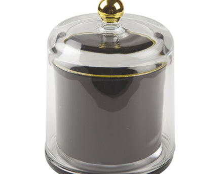 Zwart en gouden bel kaarsen tonka parfum