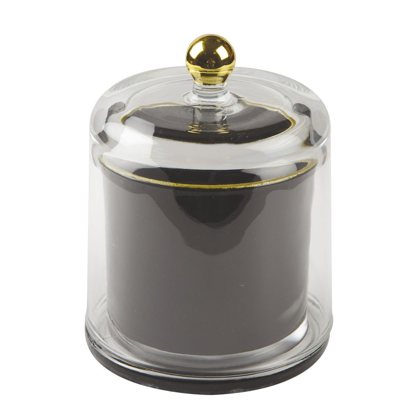 Zwart en gouden bel kaarsen tonka parfum
