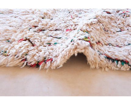 Zuiver wollen Marokkaans Berber-tapijt 95 x 205 cm