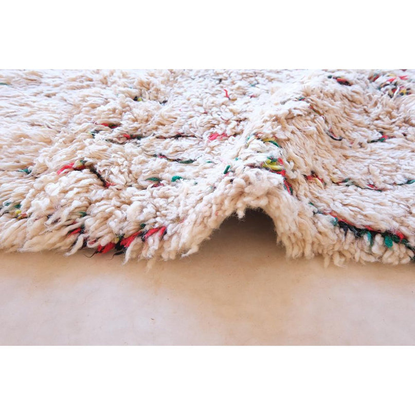 Zuiver wollen Marokkaans Berber-tapijt 95 x 205 cm