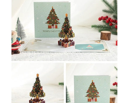 3D -kaart - Kerstboomkaarten