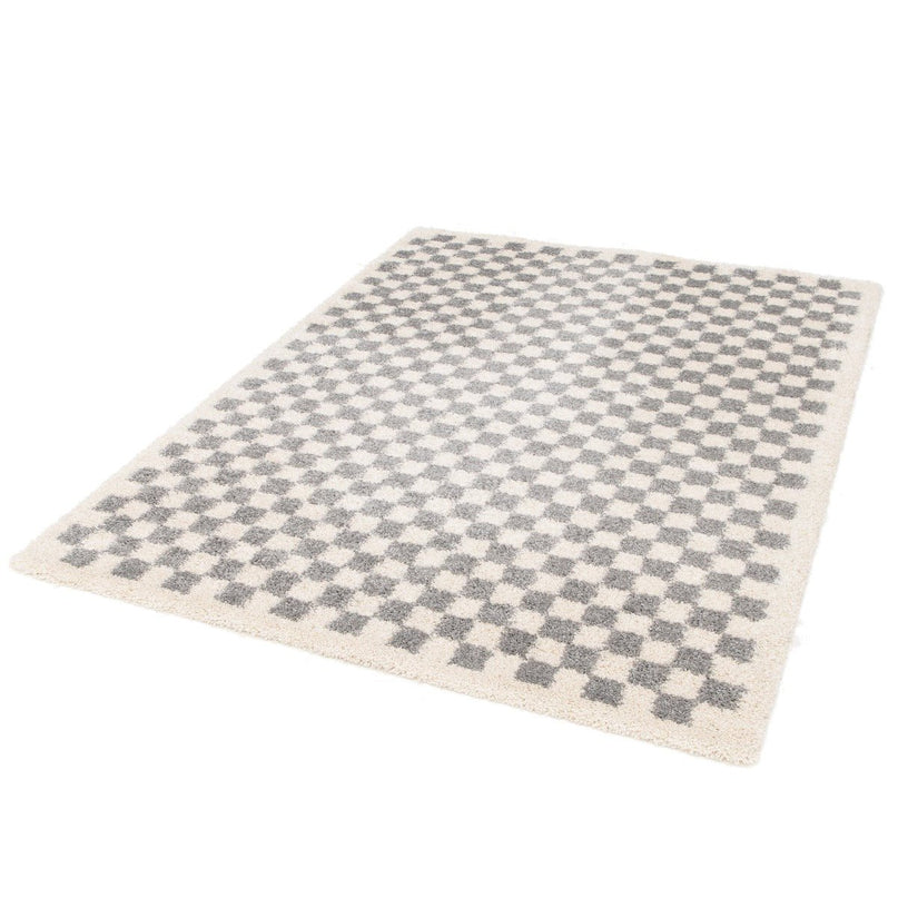 Tapis à poil haut doux en comfortabele CHECKERS