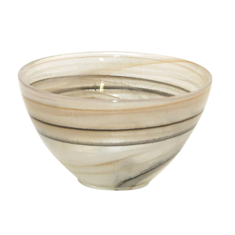 Sahara -glazen kom 15x15x8,5 cm