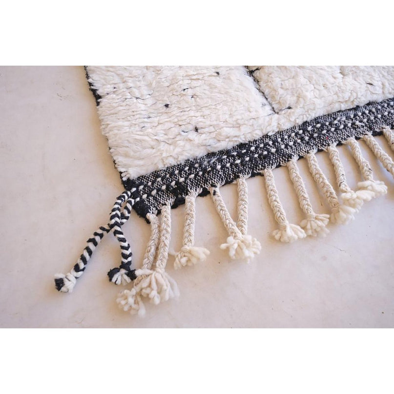 Zuiver wollen Marokkaans Berber-tapijt 152 x 244 cm