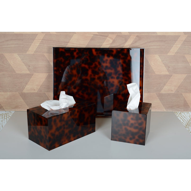 Leopard Square zakdoek 12.6x12.6x12cm