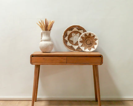 Wanddecoratie | Wandmand | Decoratieve schaal GUMA van bananenvezel (2 maten)