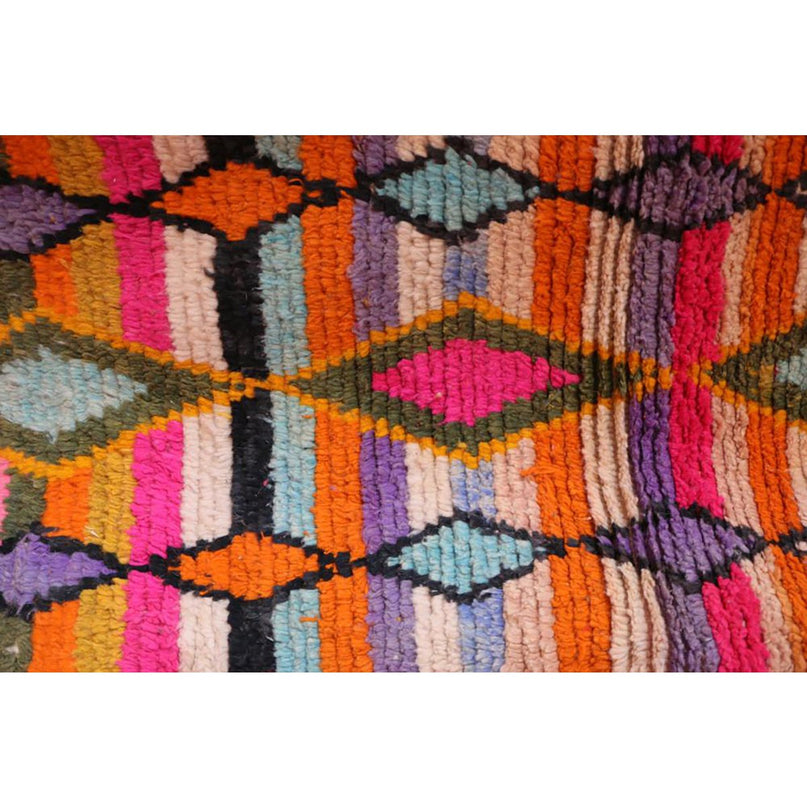 Zuiver wollen Marokkaans Berber halkleed 73 x 390 cm
