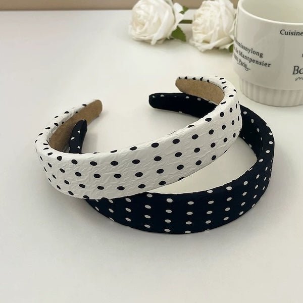 Elegante Polka Dot-hoofdband